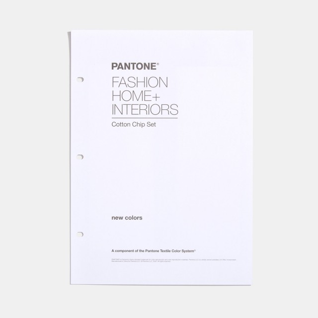 Pantone FHI Cotton Chip Set Supplement [PANTONE TCX]