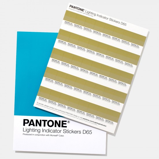 Pantone Lighting Indicator Stickers D50