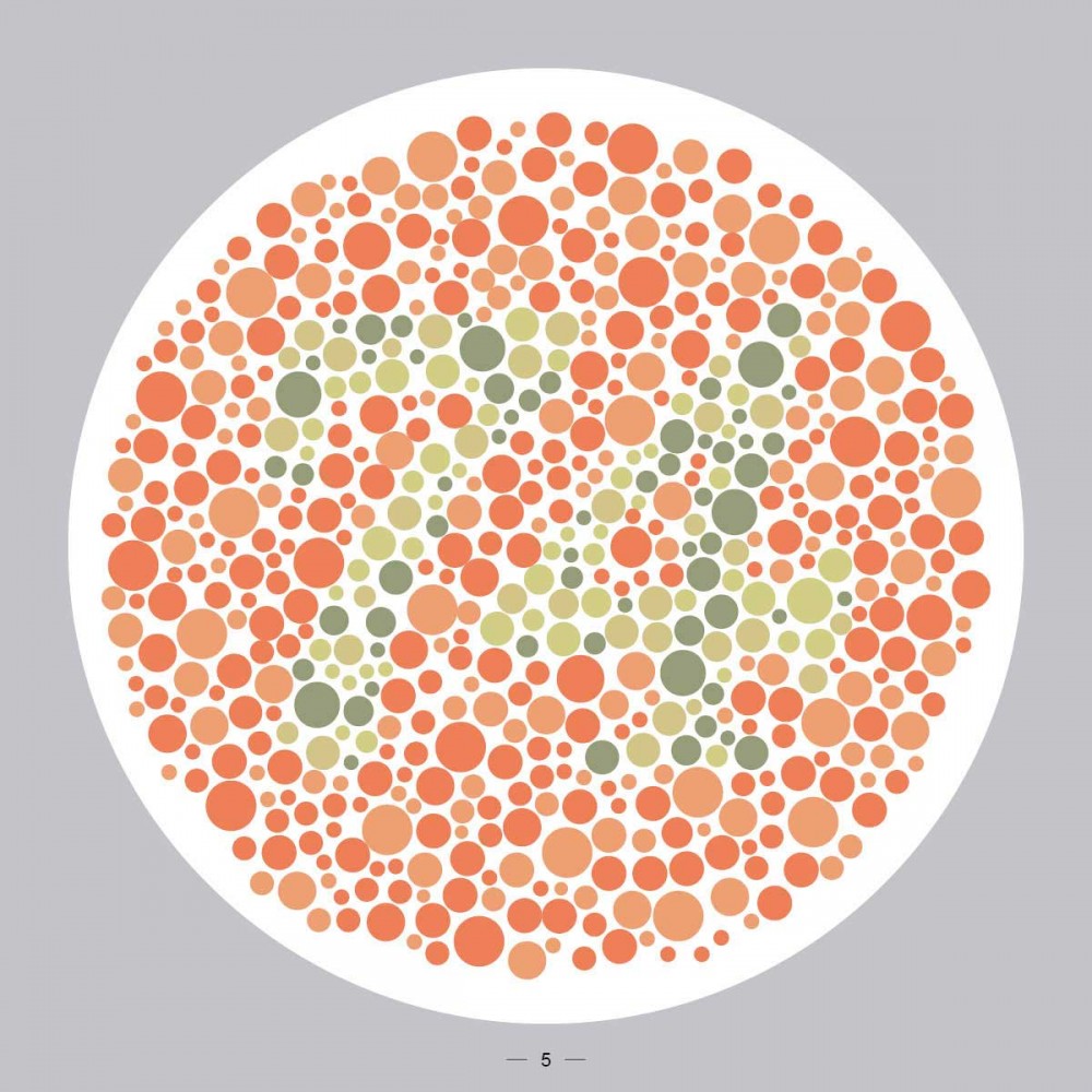 Ishihara's Test Chart books for color deficiency 14 plates Ishihara's Test Chart books for color deficiency 14 plates