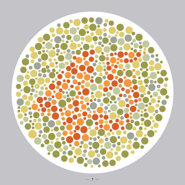 Ishihara’s Test  For Colour Deficiency 14 Plates Edition