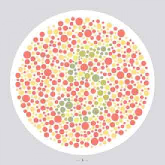 Ishihara’s Test  For Colour Deficiency 14 Plates Edition