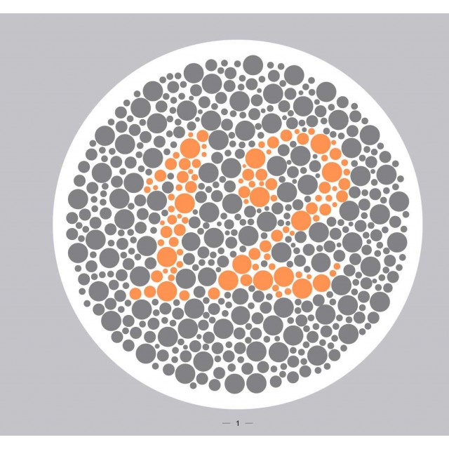 Ishihara’s Test For Colour Deficiency 38 Plates Edition Ishihara’s Test For Colour Deficiency 38 Plates Edition