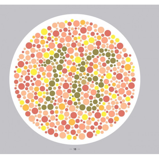 Ishihara’s Test  For Colour Deficiency 14 Plates Edition