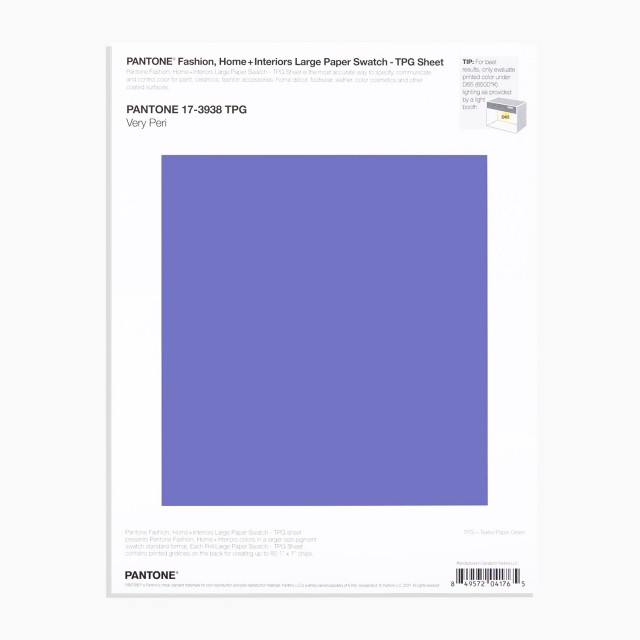 Pantone Large Paper Swatch (TPG Sheet) - Pantone Color of The Year 2022 Pantone Large Paper Swatch (TPG Sheet) - Pantone Color of The Year 2022
